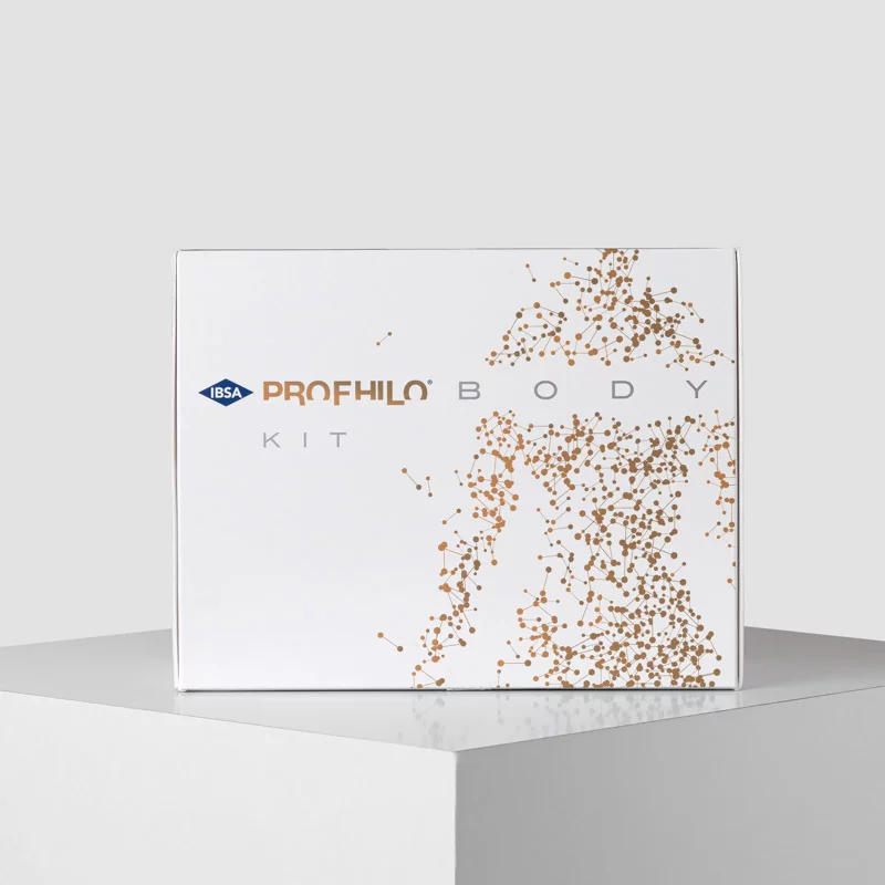  PROFHILO® BODY KIT promotes long-lasting hydration while supporting the skin’s structural integrity. For those wanting to prevent or reduce signs of aging, PROFHILO® offers an ideal, non-invasive solution that targets deeper layers of the skin for comprehensive results.