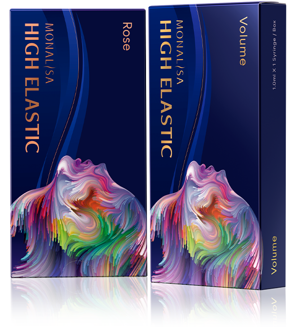 image showing two boxes of Monalisa high elastic HA fillers on sale