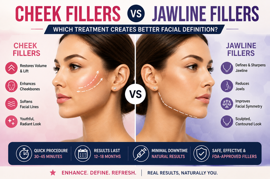 Cheek Fillers vs Jawline Fillers: Which Treatment Creates Better Facial Definition?