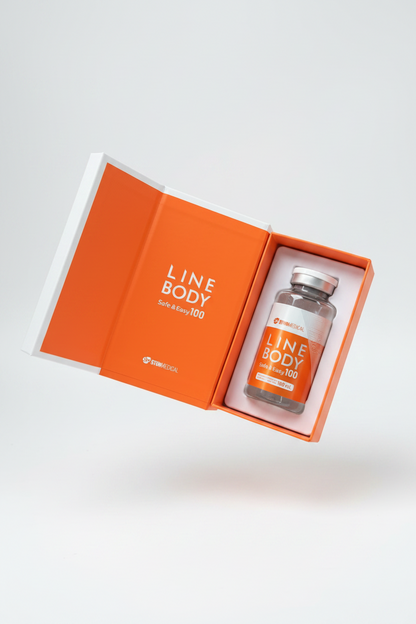 Opened Line body hard type 100vial filler box for buttocks augmentation 
