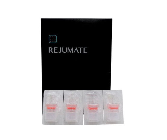 Rejumate product packaging with four packets on a white background