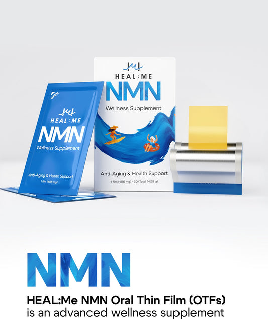 image showing best selling HEAL:ME NMN anti aging products online 